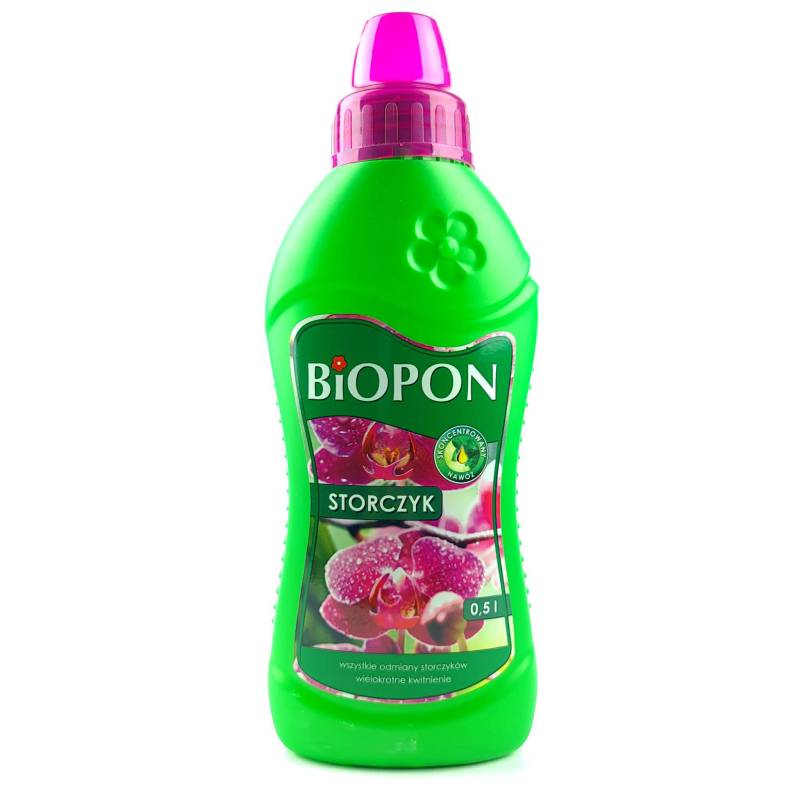 Biopon 0,5l Nawóz do wszystkich odmian storczyków wielokrotne kwitnienie intensywne barwy