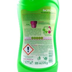 Biopon 0,5 l Nawóz mineralny do roślin zielonych bujna zieleń zdrowe liście