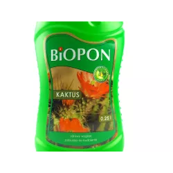 Biopon 0,25l Nawóz do kaktusów pobudza kwitnienie odżywia wzmacnia