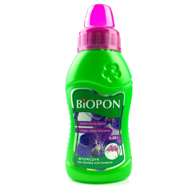 Biopon 0,25l Nawóz do storczyków Kwitnienie przedłuża tworzenie pąków