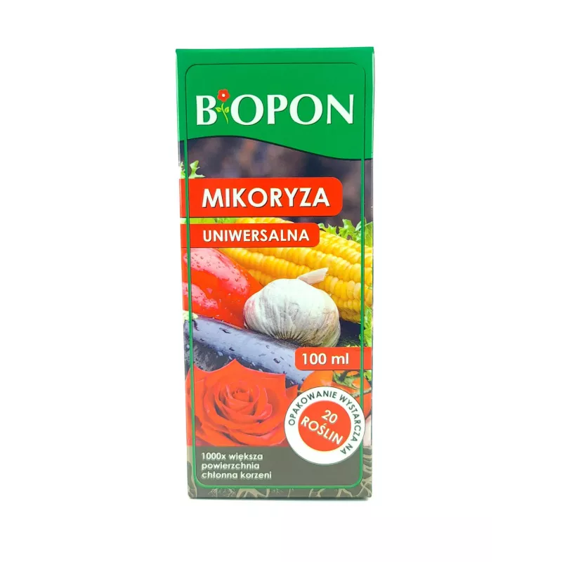 Biopon 0,1l Mikoryza uniwersalna szczepionka dla roślin wzmacnia uodparnia pobudza wzrost