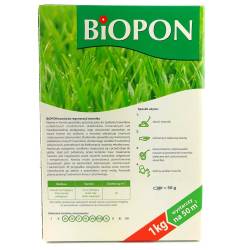 Biopon 1 kg Nawóz do regeneracji trawnika słabo rosnące trawniki ubytki