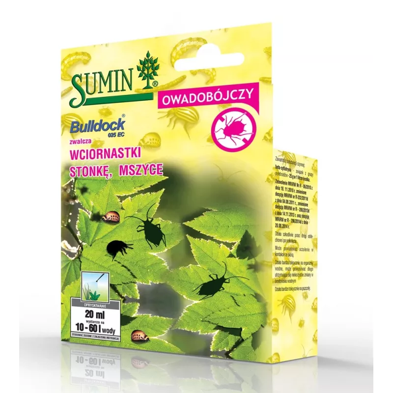 Sumin Bulldock 025 EC 50ml Środek owadobójczy Mszyca Stonka ziemniaczana