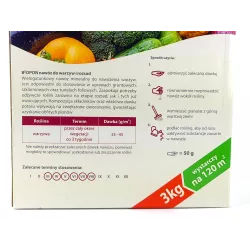 Biopon 3 kg Nawóz do warzyw i rozsad obfite zbiory przyspieszony wzrost zdrowe owoce