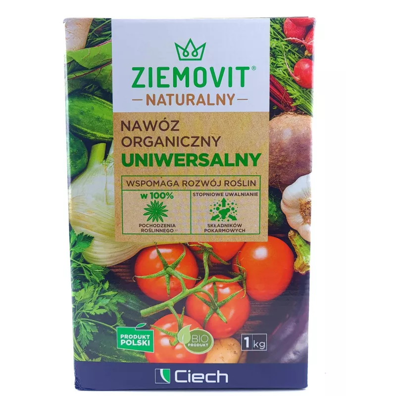 Ziemovit 1 kg Nawóz Naturalny uniwersalny BIO większy plon szybszy wzrost ekologiczne uprawy
