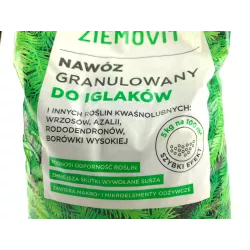 Ziemovit 5 kg Nawóz do iglaków roślin kwaśnolubnych thuja zakwaszający intensywne wybarwienie igieł