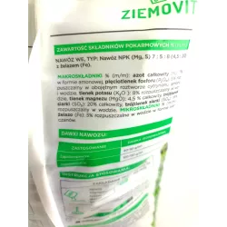 Ziemovit 5 kg Nawóz do trawników z mchem żelazo trawniki bez mchu zwalczający mech