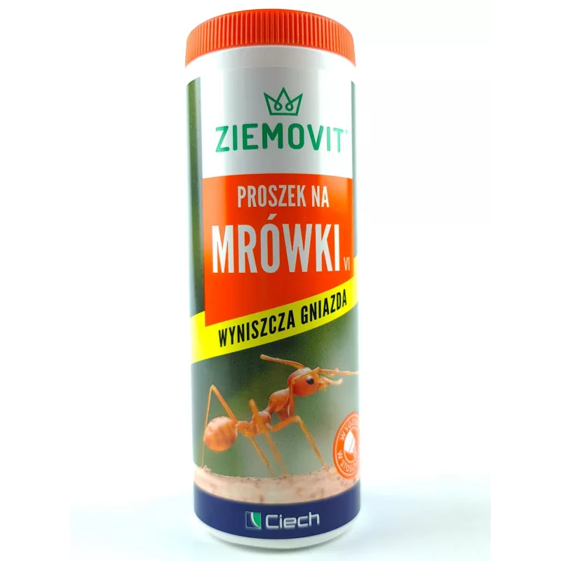 Ziemovit 120g Proszek na mrówki likwidacja gniazd mrowisk dwa rodzaje przynęty szybkie działanie