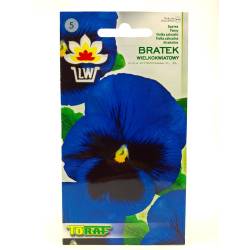 Toraf 0,2g Bratek niebieski z czarnym oczkiem Nasiona roślina dwutelnia nasadzenia rabatki balkony