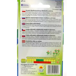 Toraf 0,2g Bratek niebieski z czarnym oczkiem Nasiona roślina dwutelnia nasadzenia rabatki balkony