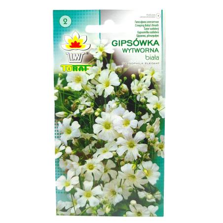 Toraf 1g Gipsówka wytworna biała Nasiona kwiatów drobne kwiaty bukiety ślubne