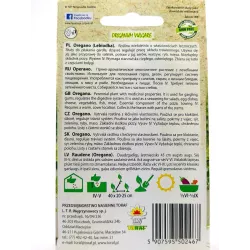 Toraf 0,5g Oregano zwyczajne Nasiona ziół przyprawa działanie lecznicze