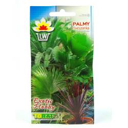 Toraf 5szt. Palmy Mix Nasiona kwiatów zielonych egzotycznych uprawa doniczkowa