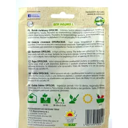 Toraf 10g Burak Ćwikłowy Opolski podłużny Nasiona bardzo plenny bogaty w składniki odżywcze