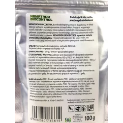 Bio-Gen 100g Nematado Biocontrol Preparat na nicienie Odstraszanie nicieni mikrobiologiczny