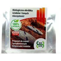 Bio-Gen 100g Biosan KZ 2000 Preparat szamb oczyszczalni  bakterie biologicznej obróbki ścieków