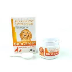 Bio-Gen 30g P Probiotyki dla psów Psy małe średnie Premiks Odporność