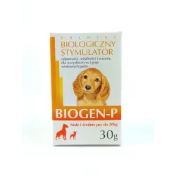 Bio-Gen 30g P Probiotyki dla psów Psy małe średnie Premiks Odporność