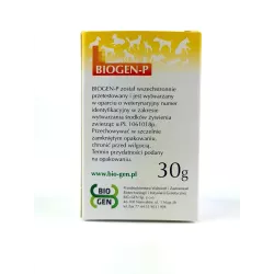 Bio-Gen 30g P Probiotyki dla psów Psy małe średnie Premiks Odporność