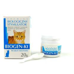 Bio-Gen 20g Kt Probiotyki dla kotów Wszystkie rasy typy Biologiczny stymulator Odporność Witalność Wzrost