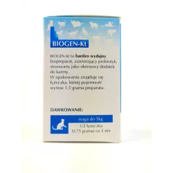 Bio-Gen 20g Kt Probiotyki dla kotów Wszystkie rasy typy Biologiczny stymulator Odporność Witalność Wzrost