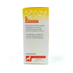 Bio-Gen 50g P Probiotyki dla psów Duże psy Bio-stymulator Witalność Odporność Lśniąca sierść