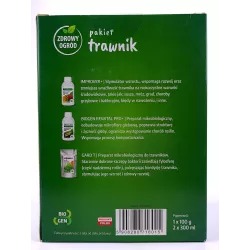 Bio-Gen EKO Pakiet trawnik Produkty wspomagające zdrowy rozwój trawnika Preparaty naturalne