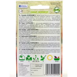 Toraf 0,5g Pomidor Scatolone 2 Gruntowy Nasiona warzyw odmiana wysoka na ketchup przetwory