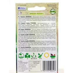 Toraf 0,5g Papryka Granova Czerwona Słodka Nasiona warzyw wysoka zawartość witaminy C odmiana gruntowa