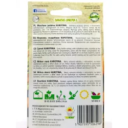 Toraf 5g Marchew Karotina Wczesna Nasiona warzyw duża zawartość cukru karotenu