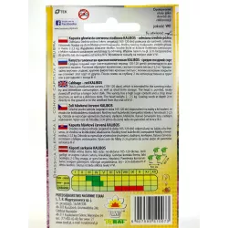 Toraf 1g Kapusta Głowiasta Czerwona Kalibos Nasiona warzyw odmiana średnio-późna kiszonki surówki sałatki