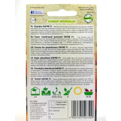 Toraf 0,1g Pomidor Dafne Szklarniowy Nasiona warzyw odmiana wczesna pod osłony Długie przechowywanie