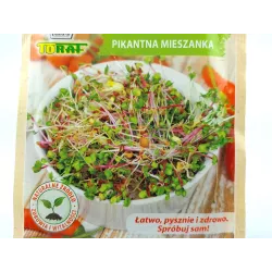 Toraf 20g Pikantna mieszanka Nasiona Kiełki rzodkiewka fasola gorczyca