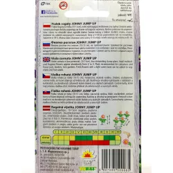 Toraf 0,3g Fiołek Rogaty Johny Jump Up Nasiona kwiatów Bylina Wielobarwne kwiaty