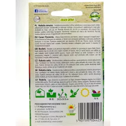 Toraf 1g Rukola siewna Nasiona ziół Roślina jednoroczna Sałatki Zdrowy dodatek Orzechowy smak