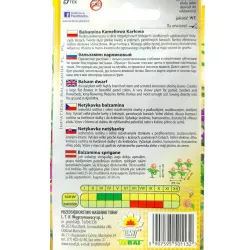 Toraf 0,5g Balsamina Kameliowa Karłowa Nasiona kwiatów Roślina doniczkowa rabatowa Długo kwitnie