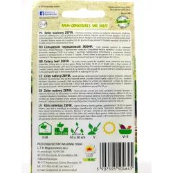 Toraf 0,5g Seler Naciowy Zefir Nasiona warzyw Odmiana wczesna Zdrowy dodatek Źródło cennych składników