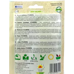 Toraf 10g Burak Ćwikłowy Cylindra Nasiona warzyw Odmiana średniowczesna Przechowywanie Przetwórstwo