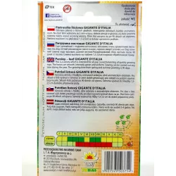 Toraf 2g Pietruszka Liściowa Gigante D'Italia Nasiona warzyw Odmiana plenna Bardzo aromatyczna