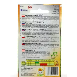 Toraf 5g Ogórek Soplica F1 Nasiona warzyw Odmiana średniowczesna gruntowa Dobre plonowanie Konserwowanie