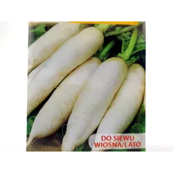 Toraf 5g Rzodkiew Astor Nasiona warzyw Odmiana wczesna łagodna biała Siew wiosenny letni