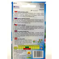 Toraf 0,3g Orlik ogrodowy pełny mix Nasiona kwiatów wieloletnich Mieszanka kolorów Pełne kwiaty