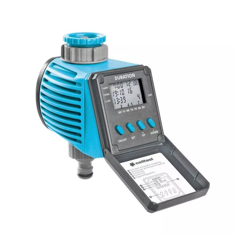 Cellfast Cyfrowy sterownik nawadniania Ideal Line 52-095 Płynne sterowanie Tygodniowy cykl nawadniania