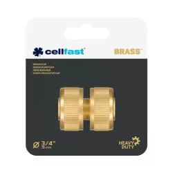 Cellfast Reparator 3/4" BRASS 52-805 Mosiądz Wytrzymały Naprawa węża