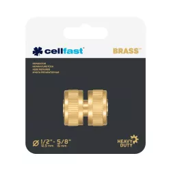Cellfast Reparator 1/2"/5/8" BRASS 52-800 Mosiądz Naprawa węża Wytrzymały