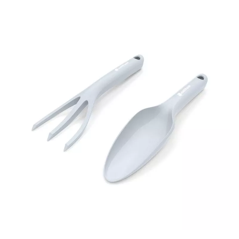 Cellfast Mały zestaw narzędzi pielęgnacyjnych PASTEL Błękitny 40-053 Widełki Łopatka Rękawice Dopasowane Lekkie