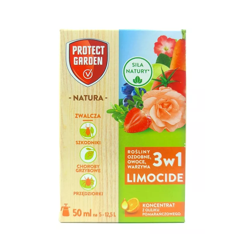 SBM 50ml Limocide 3w1 Koncentrat Olejek Pomarańczowy Zwalcza szkodniki Choroby grzybowe Przędziorki Naturalny EKO