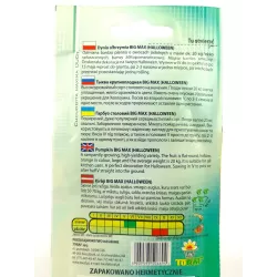 Toraf 4g Dynia Big Max Olbrzymia Nasiona Długie przechowywanie Halloween