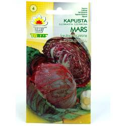 Toraf 2g Kapusta Głowiasta Czerwona Mars Nasiona warzyw odmiana gruntowa krótkie przechowywanie