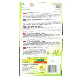 Toraf 0,2g Bratek biały z czarnym oczkiem Nasiona rabatki klomby rośliny balkonowe